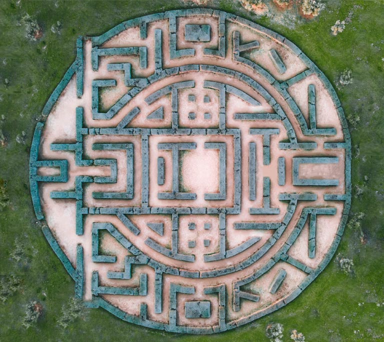 The Self. circle-maze